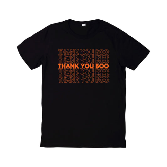 Thank You Boo T-Shirt T-Shirt Timeless Designz S Black 