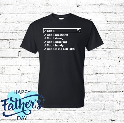 Dad Search T-Shirt T-Shirt Time and Timeless Designz by Dee 