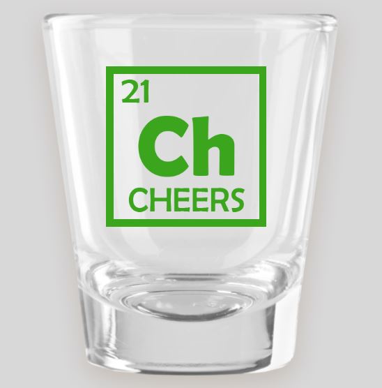 Periodic Table Themed Shot Glass Set Shot Glasses Time and Timeless Designz by Dee 