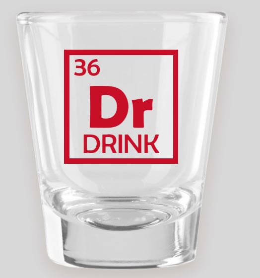 Periodic Table Themed Shot Glass Set Shot Glasses Time and Timeless Designz by Dee 