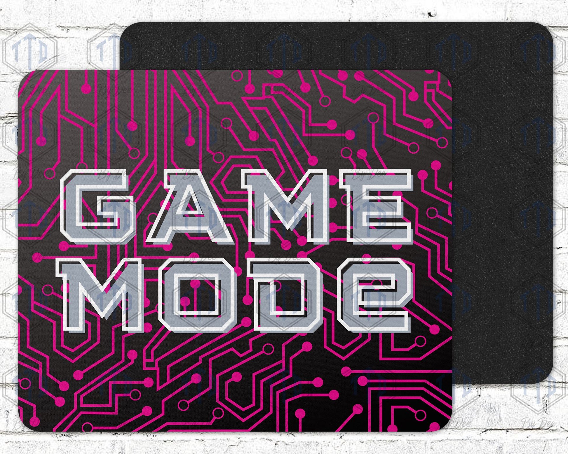 Game Mode Mouse Pad Mouse Pad Time and Timeless Designz by Dee 