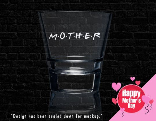 Etched Mother Shot Glass Shot Glasses Time and Timeless Designz by Dee 