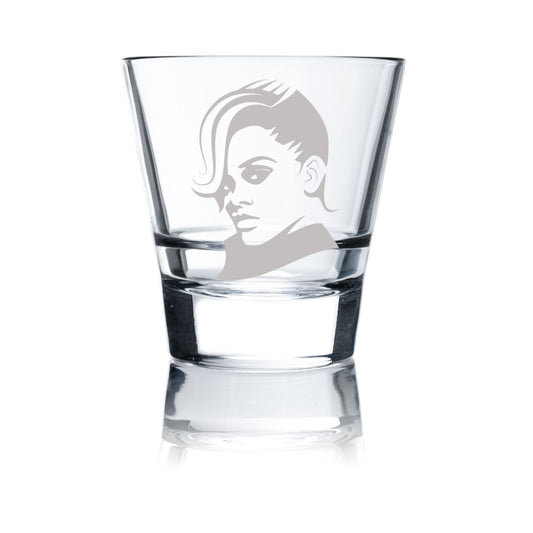Rihanna Shot Glass Shot Glasses Time and Timeless Designz by Dee 