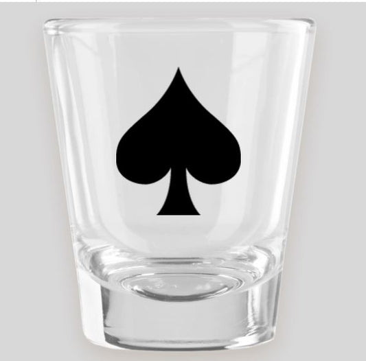 Playing Card Themed Shot Glass Set Shot Glasses Time and Timeless Designz by Dee 