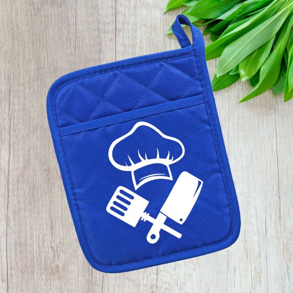 Chef's Hat Pot Holder Pot Holder Time and Timeless Designz by Dee Blue 