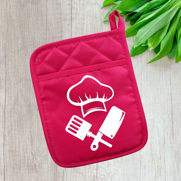 Chef's Hat Pot Holder Pot Holder Time and Timeless Designz by Dee Pink 