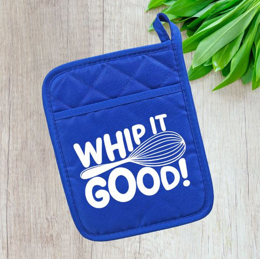 Whip It Good! Pot Holder Pot Holder Time and Timeless Designz by Dee Blue 