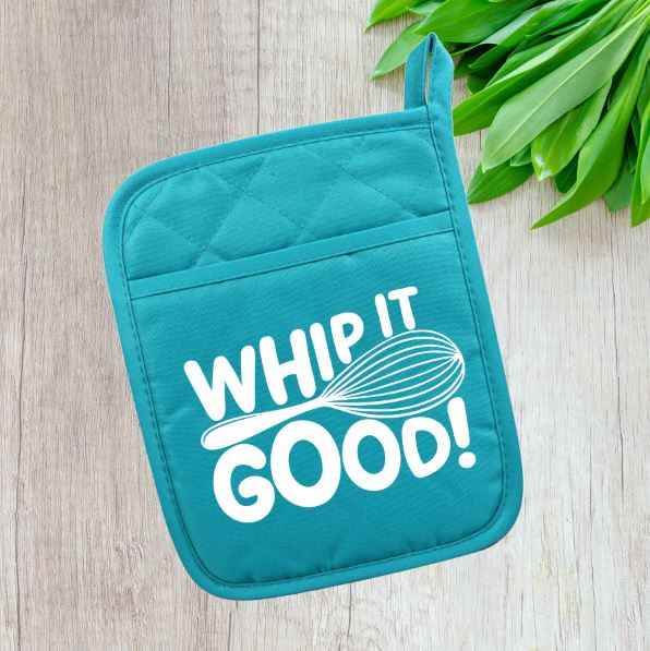 Whip It Good! Pot Holder Pot Holder Time and Timeless Designz by Dee Turquoise 