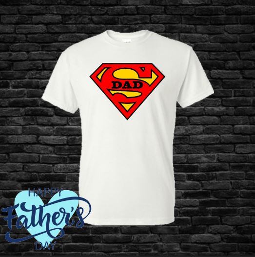 Super Dad T-Shirt T-Shirt Time and Timeless Designz by Dee 