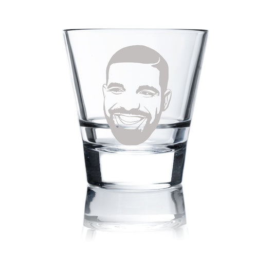Drake Shot Glass Shot Glasses Time and Timeless Designz by Dee 